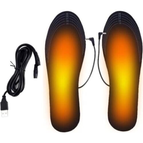 Motorcycle Heated Insole USB Heating Insole Winter Heated Foot Pad Warm Sock Pads Outdoor Sports Heating Boots Insole 35-44