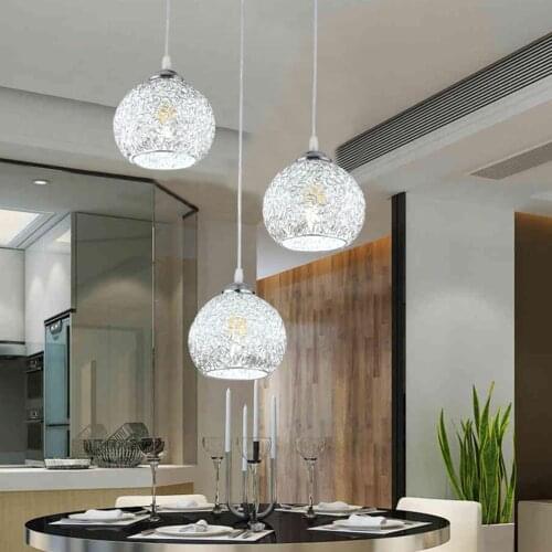 220V LED E27 Pastoral Style Bar Dining Room Lamp Aluminum Chandelier Decorative Use Lighting