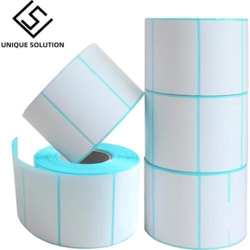 80mm x 60mm x 500 thermal label paper thermal sticker paper for thermal barcode printer