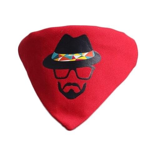 50PCS / LOT Creative Pet Triangle Towel Collar Dog Triangle Towel Saliva Towel Cat Dog Grooming Accessories