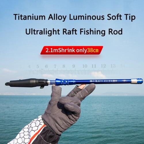 Ultralight Carbon Fiber Feeder Fishing Telescopic Rock Fishing Rod 1.5m-3.6m Titanium Alloy Soft Tail Sea Lake Raft Fishing Pole