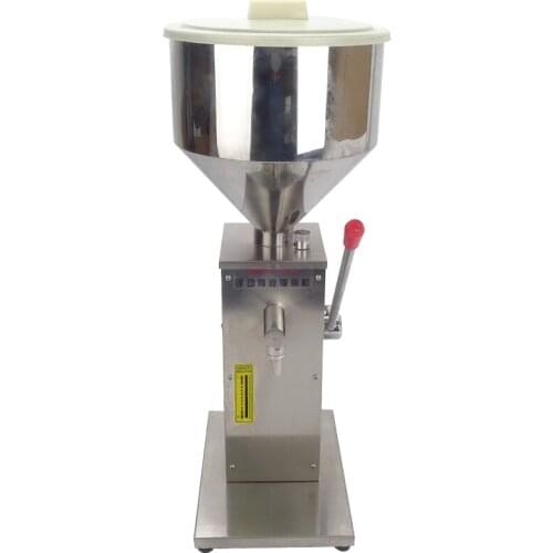Viscous food hand pressure liquid filling machine stainless steel liquid filler manual liquid paste filling machine