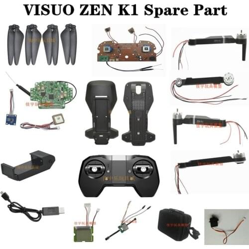 VISUO ZEN K1/ K2 RC Drone Parts Wind Blade Shell arm Remote Controller Receiver Board GPS