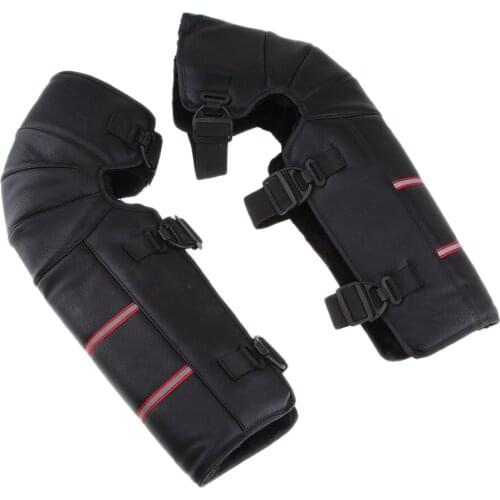 Pair Winter Warmer Knee & Leg Pads Protector for Motorcyle Scooter