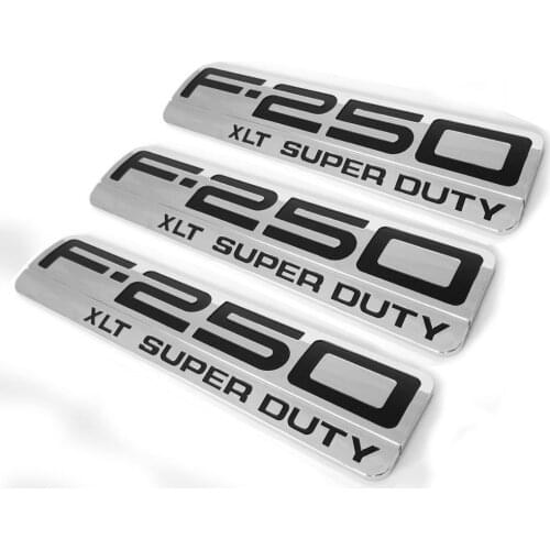 F250 XLT Super Duty Side Fender Emblems for F-250 XLT F