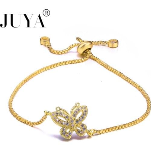 2020 Chain Clasp Bracelet Animal Butterfly Elephant Adjustable Bracelet & Bangles for Women in Gold Rose Gold Jewelry