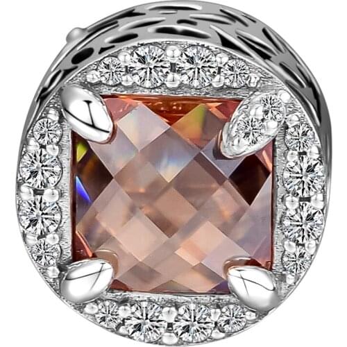 100% 925 Sterling Silver Radiant Grains of Energy Charm Beads for Jewelry Making Fits Original Bracelet Women Berloque