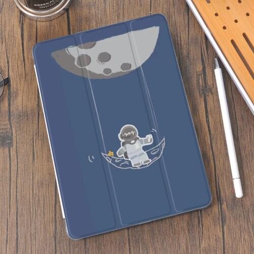 Astronaut For iPad Air 4 10.9 3 10.5 Pro 11 2020 12.9 2018 9.7 6th 7th 8th Generation Case 10.2 2019 Mini 5 With Pencil Holder