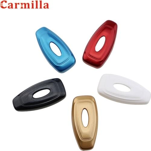 Carmilla Car Key Cover Fit for Ford Fiesta Focus 3 4 MK3 MK4 ST Mondeo Ecosport Kuga Escape Car Remote Smart Key Case Fob