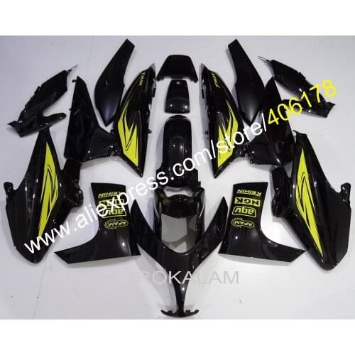 For Yamaha T-MAX 500 2008 2009 2010 2011 TMAX500 TMAX500 Yellow Black Bodywork Fairing Kit