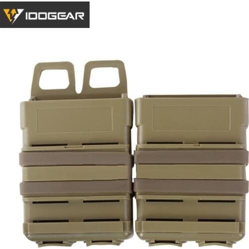 IDOGEAR Tactical Fastmag MOLLE Mag Carrier 5.56 Rifle Magazine Pouch Holder Set Hunting 3535