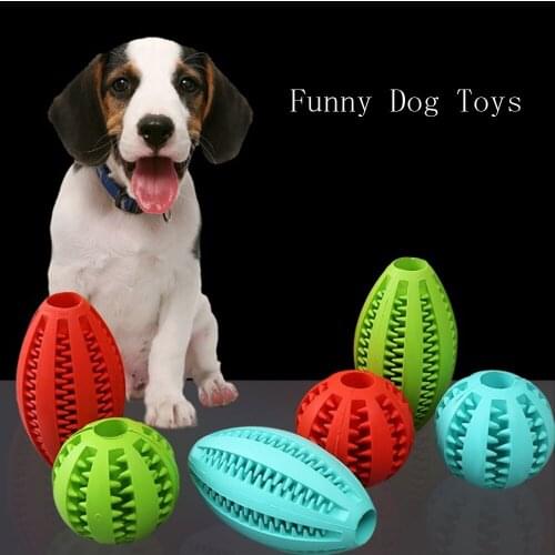 Pet Dog Toys Cleaning Ball Rubber Teeth Chew Interactive Cleaning Balls Puppy Chew Toys Teeth Chew Toys Tooth Cleaning Food Ball