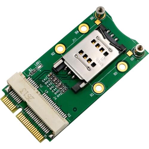 Mini PCI Express Adapter Mini PCI-E Riser Card MINI PCIE to MINI PCI E Expansion Card SIM Card Slot for 3G/4G WWAN LTE GPS Cards