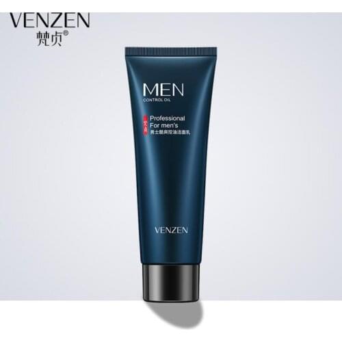 Mens Facial Cleanser Oil Control Moisturizing Bringhtening Rich Foaming Face Cleanser Skin Care