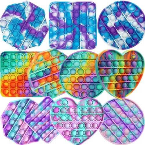 2021 New Fidget Reliver Stress Toys Bubble Sensory Fidget Toys Silicone Stress Relief Toys Fidget Toy Adult Children