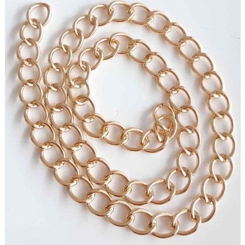 Light gold large bag chain
