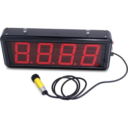 LED large screen automatic induction counter / infrared conveyor belt loading point device / industrial digital display