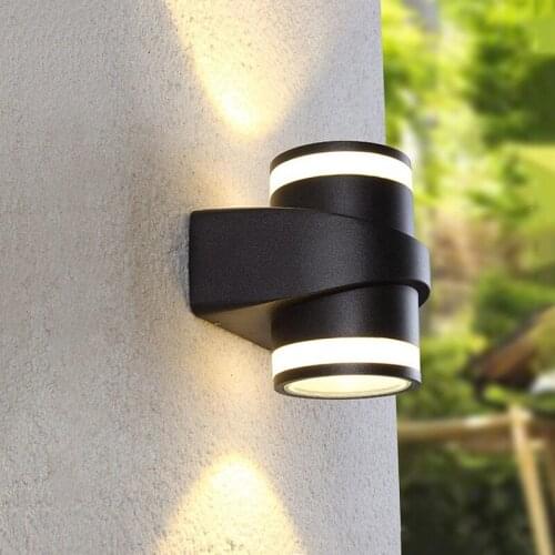 Led Wall Lamp Outdoor Indoor Wall Light Waterproof Garden Villa Porch Sconce Lamp AC85-265V Up Down Bedroom Bedside Wall Fixture
