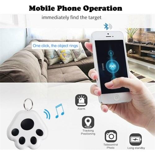 1PC GPS Tracker Pet Cat Dog Mini Anti-Lost Remote Control of Mobile Phone Convenient Waterproof Bluetooth Locator Accessories