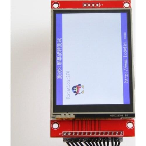 2.8 Inch 240x320 SPI Serial TFT LCD Module Display Sn Without Press Panel Driver IC ILI9341 for MCU