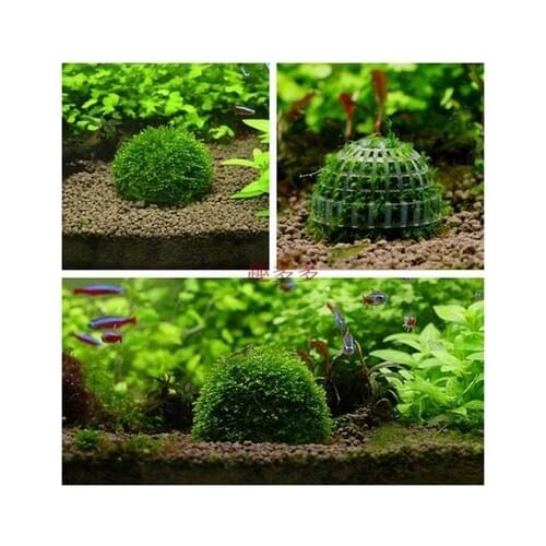 Aquarium Fish Live Plant Tank Natural Mineral DIY Moss Ball Filter Filtration