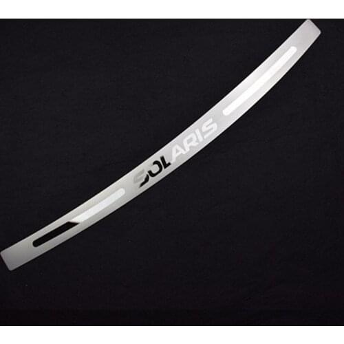 Car Rear Bumper Rearguards Plate For Hyundai Solaris 2010-2015 Solaris Stainless Steel Rear Bumper Protector