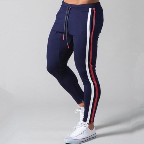 White Jogger Sweatpants Men Casual Skinny Cotton Pants Gym Fitness Workout Trousers Male Spring Sportswear Track Pants Bottoms