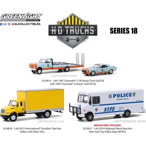 GreenLight cars 1:64 Trucks Heavy truck 18 Collection Metal Die-cast Simulation Model Cars Toys