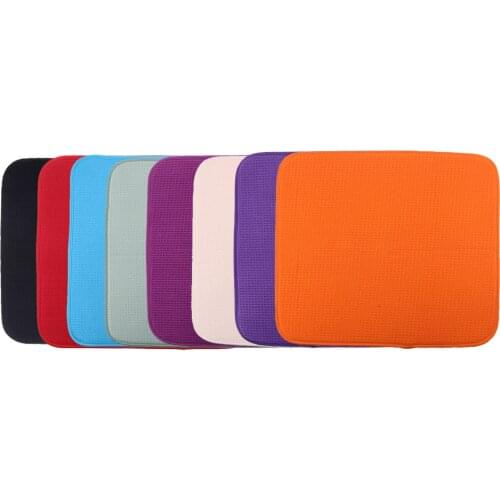 Microfiber Dish Drying Mat for Kitchen Counter Absorbent Drying Pad Dish Drainer Mat, Dining Table Mats, 8 Colors Optional