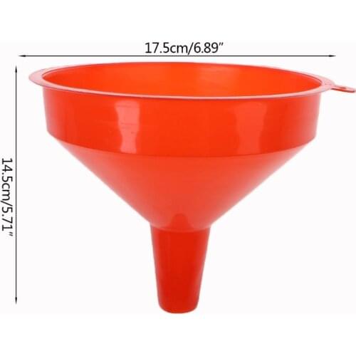 Plastic Filling Funnel Spout Pour Oil Tool Petrol Diesel Car Styling For Car Motorcycle Truck Vehicle E7CA