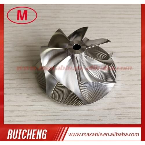 TD04HL 20T 49189-X 47.04/58.00mm 7+0 blades Turbocharger Milling/aluminum 2618/billet compressor wheel for 49189-07220