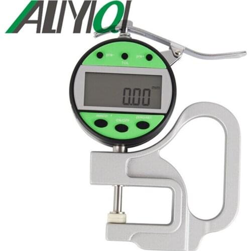 0-25mm 0.01mm depth 30mm digital thickness gauge for jewelry leather fabric wire paper