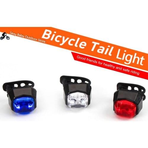 Smart Bicycle Light Rear Taillight Bike Accessories Bike Light Red Blue White Three Modes Signal Brake Lamp LED Safety Lantern