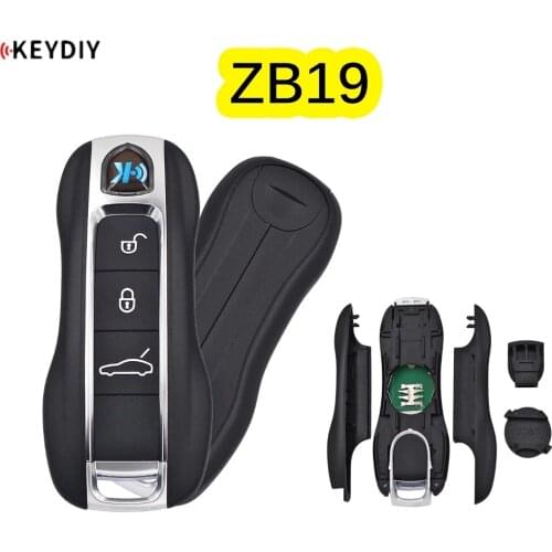 KEYDIY Universal Smart Key fob 3Buttons ZB19 Multi-functional for KD-X2 KD900 Mini KD Key Generator Fit More than 2000 Models
