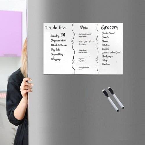 A3 Vinyl Magnetic Dry Erase Whiteboard for Kids Magnetic Dry Erase Board Kitchen Office Fridge Whiteboard Meeting Writing Board