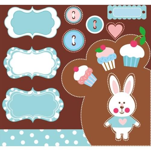 Cutting Dies Animal cartoon rabbit Metal Steel Die Cuts stencils For DIY Scrapbooking Photo Album decor crafts Embossing