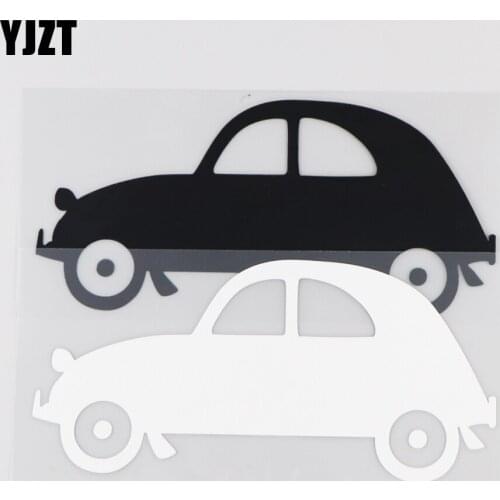 YJZT 15.9CM*7.4CM Small Car Pattern Decoration Vintyl Decal Car Sticker 1A-0009