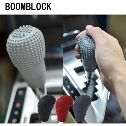 BOOMBLOCK Silicone Car Gear Shift Head Protection Cover For Inifiniti Kia Rio 3 K2 Sportage Ceed Ford Fiesta Mondeo Suzuki Swift