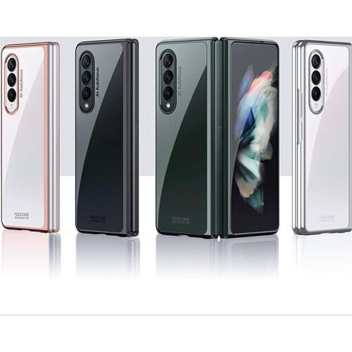 Phone Protective Cover Shockproof Folding Screen Matte Hard Case Phone Shell for Samsung Z Fold3 Phone Accessories