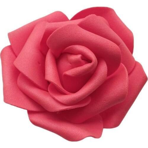 25/50/100Pcs Artificial PE Foam Rose Flowers Head DIY Wedding Home Room Decor