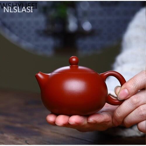Authentic Yixing tea pot purple clay filter xishi teapot beauty kettle Handmade Dahongpao Tea set Customized 188 ball hole 150ml