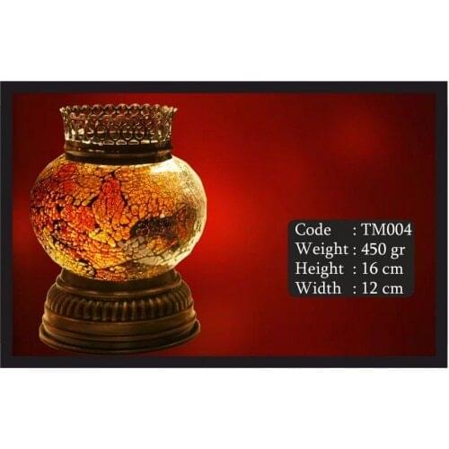 Babba Large Crowned Mosaic Candle Holder Stylish Elegant Authentic