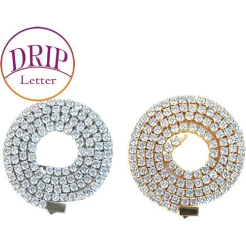 Tennis Chain Real Gold Plated Coker Women’s Necklace Jewelry