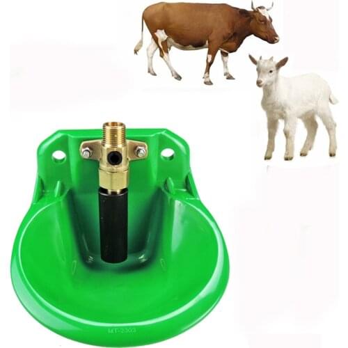 Cattle Cow Water Bowl Automatic Sheep Pig Water Drinker Animals Drinking Tools Replace Cattle Copper Valve Touch Farm animals