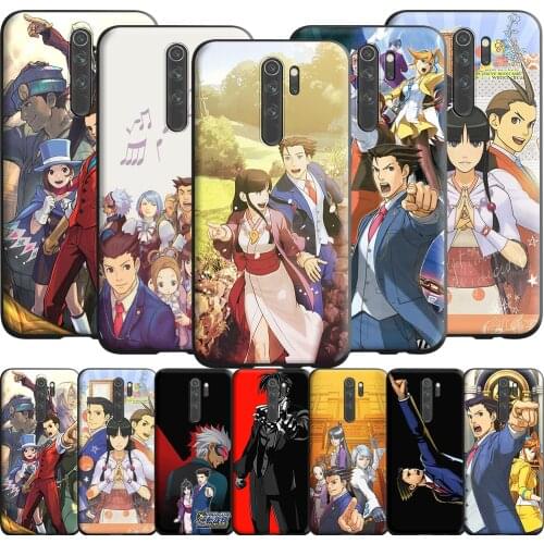 Ace Attorney Case for Redmi Note 9s 9 8 7 10 10s 10T K40 9T 9C 9A 10X Pro Prime NFC