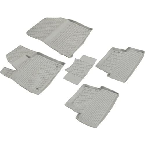 Citroen DS7 Crossback Refref 4D Pool Designed Rubber Car Floor Mat 2019 and Present Gray
