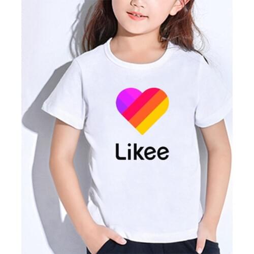 LIKEE T Shirts for Kids Baby Boys Girls Tops Tee Clothes New Russia Style Likee Children Toddler Short Sleeve T-Shirts