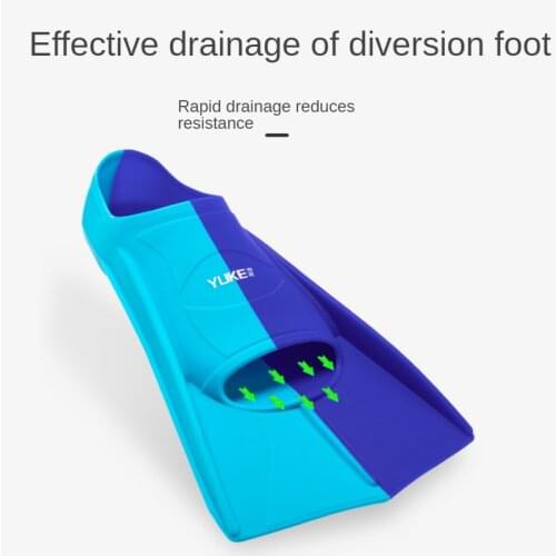 80%HOT1 pair of swimming fins, diving, snorkeling, surfing, diving, soft silicone short fins, water shoes, fins, swimming equipm