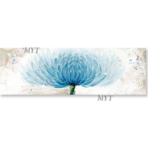 Large Size Living Room Decorative Flower Art Abstract Textured Flowers Canvas Oil Painting No Frame Wall Hanging Hot Selling Art