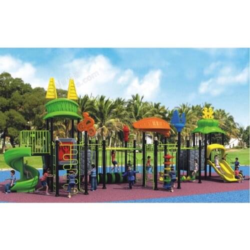 Multi-functional composite slide amusement combined outdoor playground for park OUT1637 with CE,TUV certificates